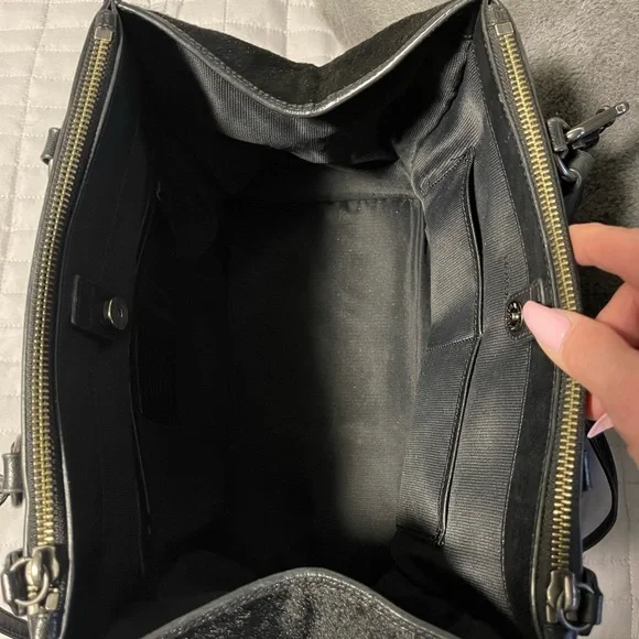 ****Authentic*** Coach Rabbit or Racoon Fur Hand Bag - Picture 10 of 10